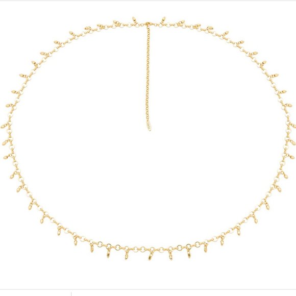 Revolve x Luv AJ The Faceted Bead Belly Chain in Gold - Picture 3 of 4